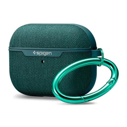 Θήκη Σιλικόνης Spigen Urban Fit Apple AirPods Pro με Γάντζο Πράσινο