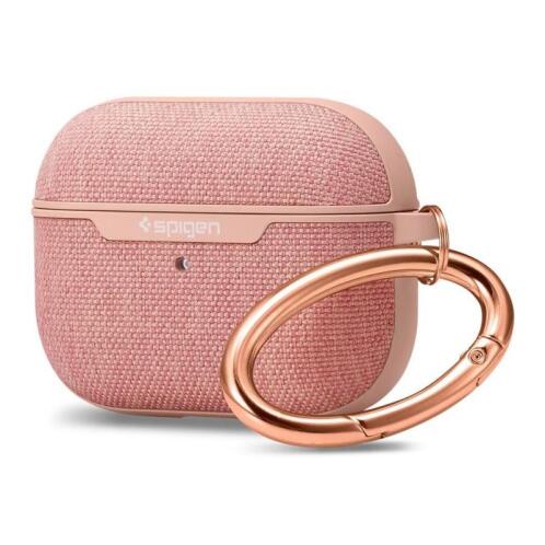 Θήκη Σιλικόνης Spigen Urban Fit Apple AirPods Pro με Γάντζο Ροζ-Χρυσό