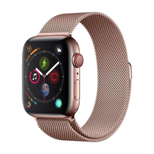 Λουράκι Devia Milanese Loop Apple Watch 4/ 5/ 6/ 7/ SE (42mm/ 44mm/ 45mm) Elegant Series Ροζ-Χρυσό