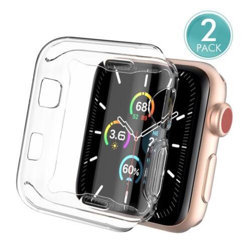 Ahastyle  Θήκη TPU WA05 Premium Apple Watch 1/ 2/ 3 38mm Διάφανο (2 τεμ.)
