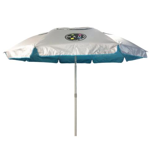 Maui & Sons Ομπρέλα Θαλάσσης 190cm 8 Ακτίνες Μπλε