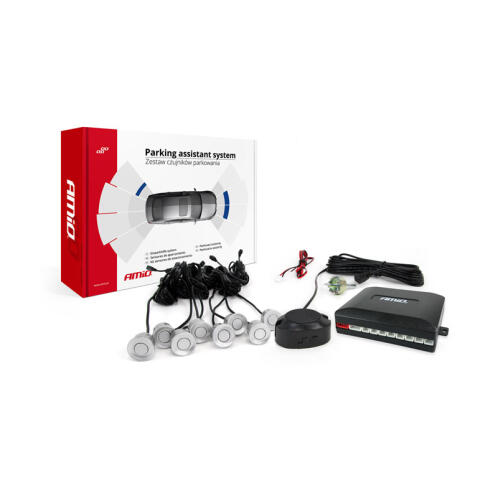 AMiO Σύστημα Παρκαρίσματος Αυτοκινήτου με 8 Αισθητήρες και Buzzer AMiO 01596