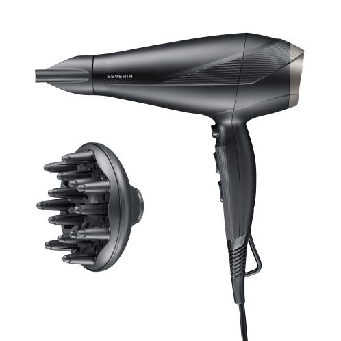 Severin 0167 Σεσουάρ AC Ionic με Φυσούνα 2300W Μαύρο