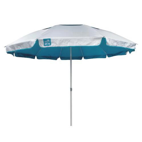 SOLART Ομπρέλα θαλάσσης 220cm 10 ακτίνες χωρίς μηχανισμό κλίσης polyester γαλάζιο