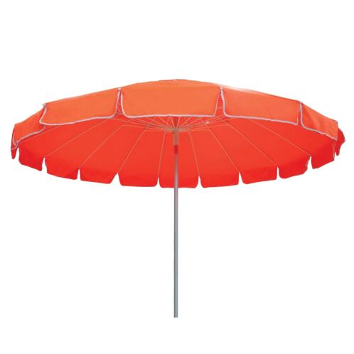 SOLART Ομπρέλα παραλίας πισίνας 240cm 16 ακτίνες polyester πορτοκαλί
