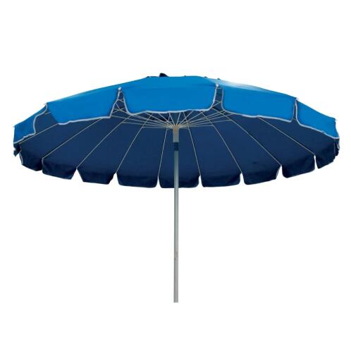 SOLART Ομπρέλα παραλίας πισίνας 240cm 16 ακτίνες polyester μπλε