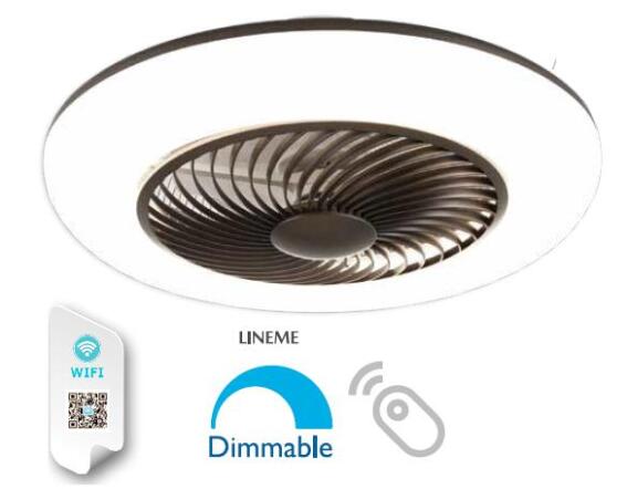 Lineme Cierzo Ανεμιστήρας Οροφής Καφέ