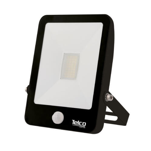 TELCO ΠΡΟΒΟΛΕΑΣ SMD LED 30W ΜΕ ΑΙΣΘΗΤΗΡΑ ΚΙΝΗΣΗΣ ΨΥΧΡΟ ΦΩΣ ΜΑΥΡΟΣ