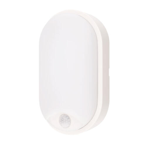 TELCO ΦΩΤΙΣΤΙΚΟ LED ΕΞΩΤΕΡΙΚΟΥ ΧΩΡΟΥ ΟΒΑΛ ΜΕ ΑΙΣΘΗΤΗΡΑ ΚΙΝΗΣΗΣ MT1S10DA1-B8 10W ΛΕΥΚΟ