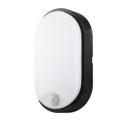 TELCO ΦΩΤΙΣΤΙΚΟ LED ΕΞΩΤΕΡΙΚΟΥ ΧΩΡΟΥ ΟΒΑΛ ΜΕ ΑΙΣΘΗΤΗΡΑ ΚΙΝΗΣΗΣ MT1S10DA1-B8 10W ΜΑΥΡΟ