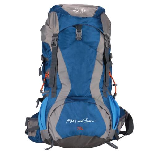 Maui & Sons Σακιδιο Τrekking 70lt Nylon Μπλε