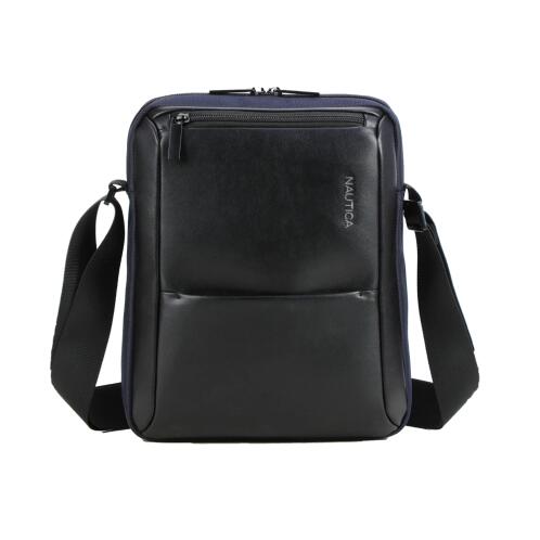 NAUTICA Τσάντα ώμου ανδρική 3lt microfiber polyester μπλε