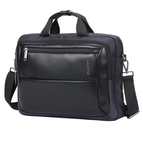 NAUTICA Τσάντα ώμου ανδρική 9lt microfiber polyester μπλε
