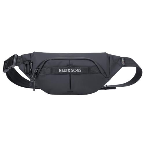 MAUI&SONS Τσάντα μέσης/χιαστί 0.6lt polyester μαύρο