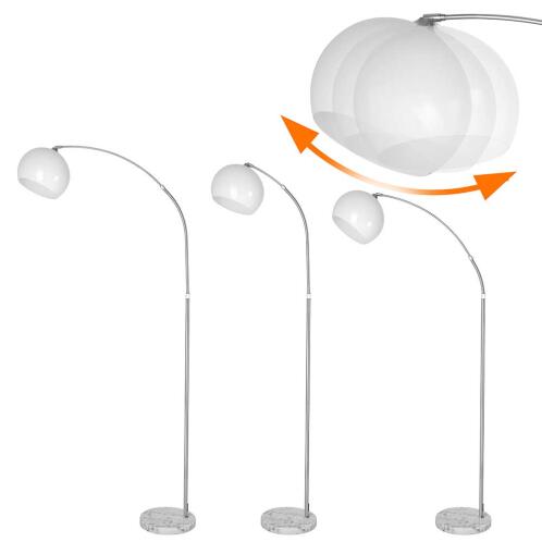 BAKAJI  Λάμπα δαπέδου με ΤΟΞΟ Ρετρό Σαλόνι Γραφείο με Ρυθμιζόμενο Καπέλο  02831475