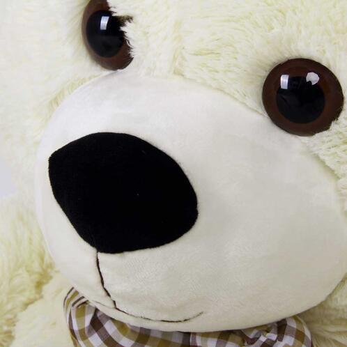 BAKAJI  Λούτρινο Αρκούδος Γίγας XXL Ύψος 150cm Παιδικό Αρκουδάκι Μαλακό Κρέμα  02831819