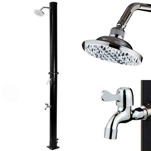 BAKAJI  Ηλιακό Ντους Κήπου Πισίνας Εξωτερικού Χώρου 20Lt Πλύσιμο Ποδιών Μίκτης Κάμπινγκ  02838260