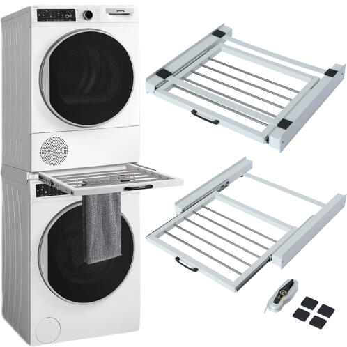 STAKMANN  Σετ Σύνδεσης για Πλυντήρια και Στεγνωτήρια με Αποσπώμενο Ράφι Απλώματος  02839210