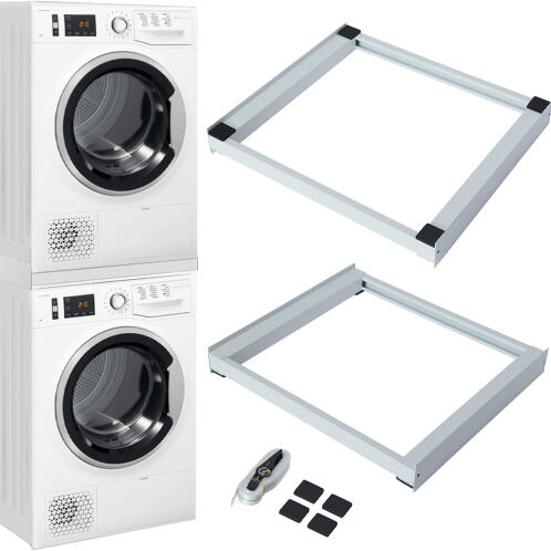 Stakmann 02839212 Κιτ Σύνδεσης Βάσης για Πλυντήριο και Στεγνωτήριο 60x60εκ.