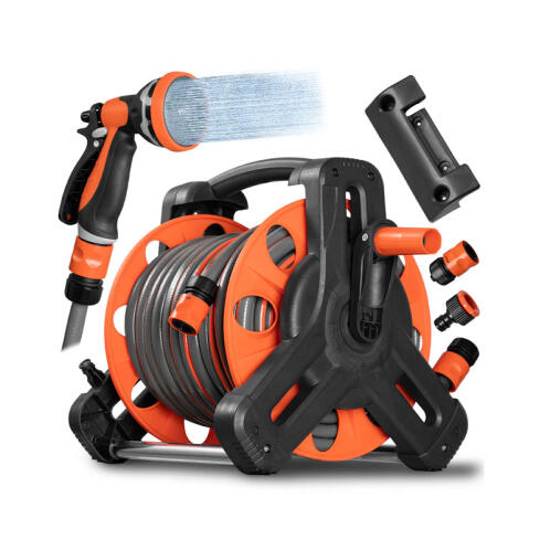 STAKMANN Ανέμη Ποτίσματος Τοίχου με Λάστιχο 30 m και Πιστόλι με 10 Λειτουργίες STAKMANN 02839223