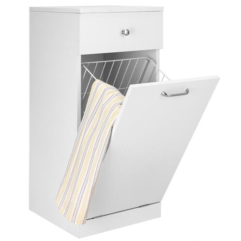 BAKAJI  Φορητό Καλάθι Μπάνιου για Ρούχα με Ανακλινόμενη Πόρτα για Πλυντήριο Ρούχων  02839301