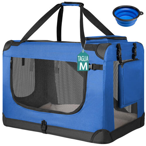 BAKAJI  Φορητό Κλουβί για Κατοικίδια Μεσαίου Μεγέθους Πτυσσόμενο Κλουβί για Σκύλους και  02841451