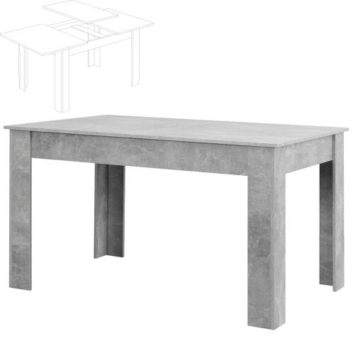Shally Dogan  Επεκτεινόμενο Τραπέζι Φαγητού 90 x 140 - 190 cm Εξοικονόμησης Χώρου Γκρι  02841646