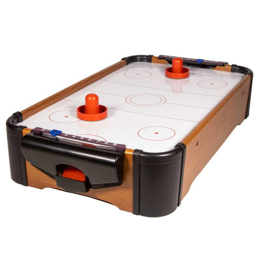 BAKAJI  Επιτραπέζιο Παιχνίδι Air Hockey με Σετ Σημειωτή, Φορητό Παιχνίδι 36x24x28 εκ.  02841726