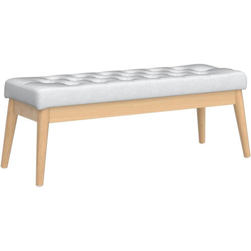 Shally Dogan 02841899 Κασετίνα Πουφ Πάγκος 108x41εκ Γκρι