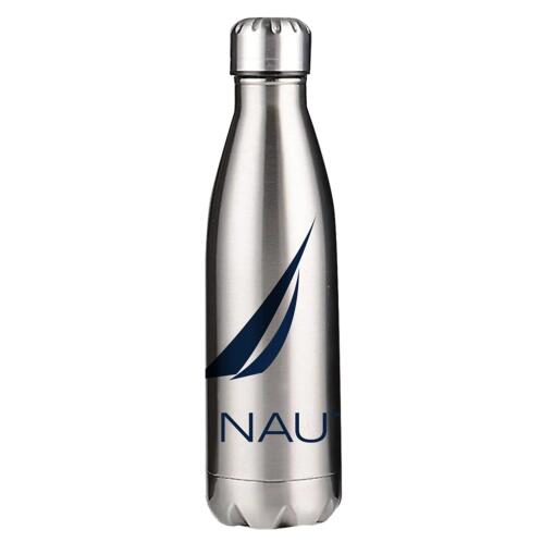 NAUTICA Μπουκάλι θερμός 0.5lt ασημί