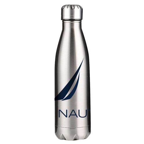 NAUTICA Μπουκάλι θερμός 1lt ασημί