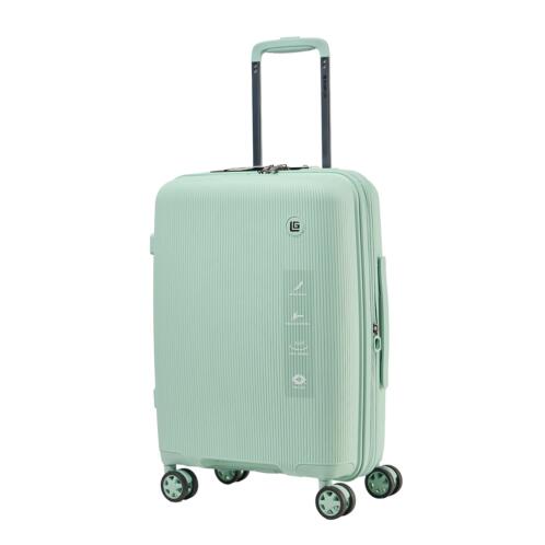 Guy Laroche Βαλίτσα Καμπίνας Σκληρή Expandable 20'' με 4 Ρόδες 55cm Celaton Green