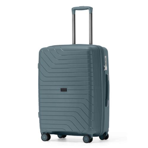 Nautica Βαλίτσα Καμπίνας Σκληρή 20'' με 4 ρόδες 55cm Γκρι Πράσινη
