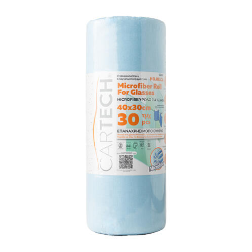 CARTECH MICROFIBER ΡΟΛΟ ΓΙΑ ΤΖΑΜΙΑ 40Χ30 30ΤΜΧ