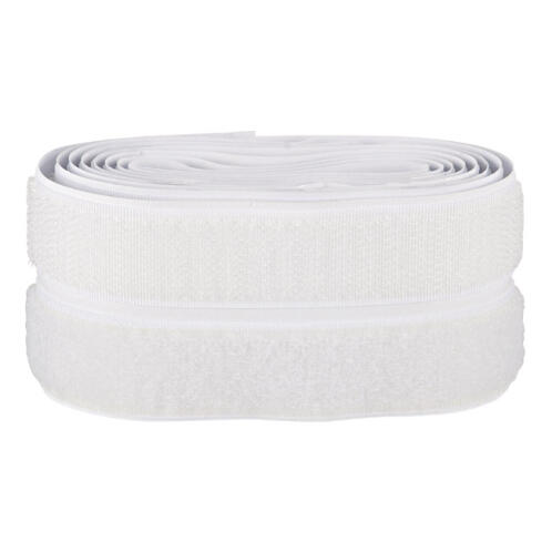 SUKI Ταινία Hook+Loop Αυτοκόλλητο Λευκό 150cmx20mm