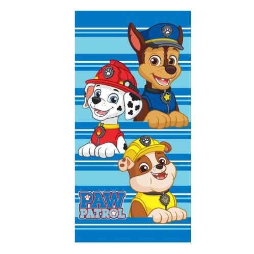 PAW PATROL Πετσέτα θαλάσσης microfiber 70x140cm μπλε
