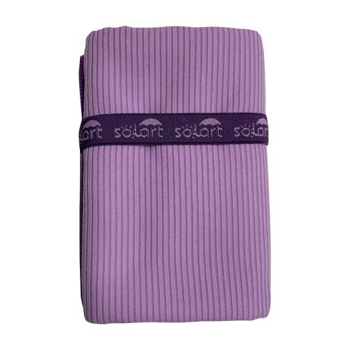 SOLART Πετσέτα θαλάσσης microfiber 75x150cm κοτλέ μωβ/μπλε