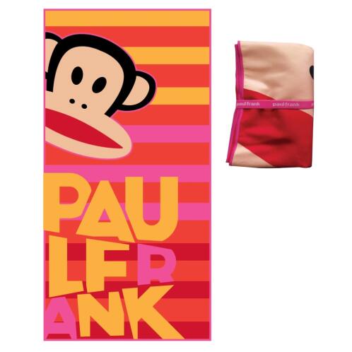 PAUL FRANK Πετσέτα θαλάσσης microfiber 90x180cm κόκκινη