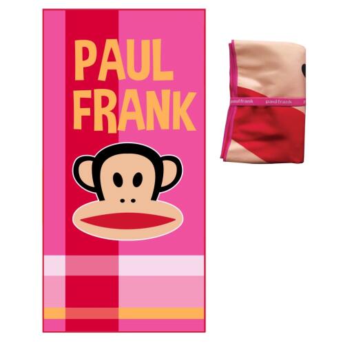 PAUL FRANKΠετσέτα θαλάσσης microfiber 90x180cm ροζ