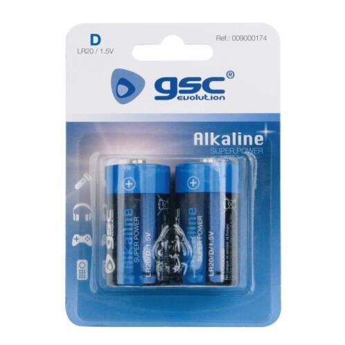 GSC  Μπαταρία Alkaline Super Power D LR20 (2 τεμ.)