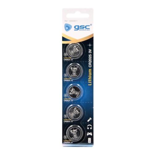 GSC  Μπαταρία Lithium Button Cell CR2025 (5 τεμ.)