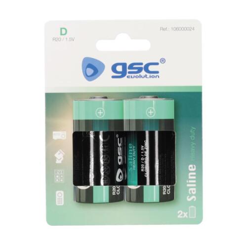Μπαταρία GSC Saline Heavy Duty D R20 (2 τεμ.)