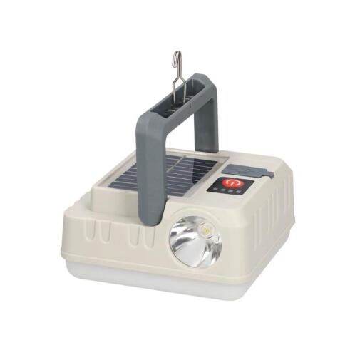 GSC  Επαναφορτιζόμενος Ηλιακός Φακός LED 3W 1200mAh 290lm Λευκό