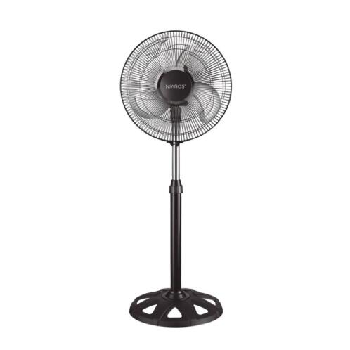 Niaros Επιδαπέδιος Ανεμιστήρας Μεταλλικός Vicari 37W Μαύρο