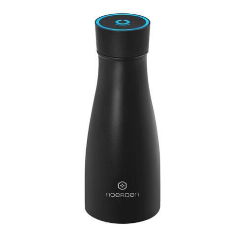 Noerden Smart Μπουκάλι Θερμός UV LIZ Ανοξείδωτο 350ml Μαύρο