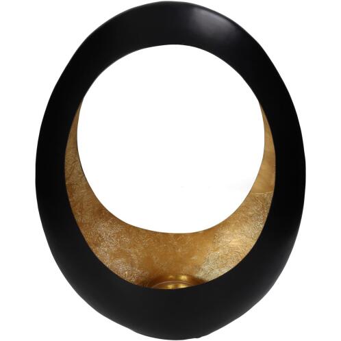 ArteLibre Κηροπήγιο Μέταλλο 34x15x45cm Μαύρο