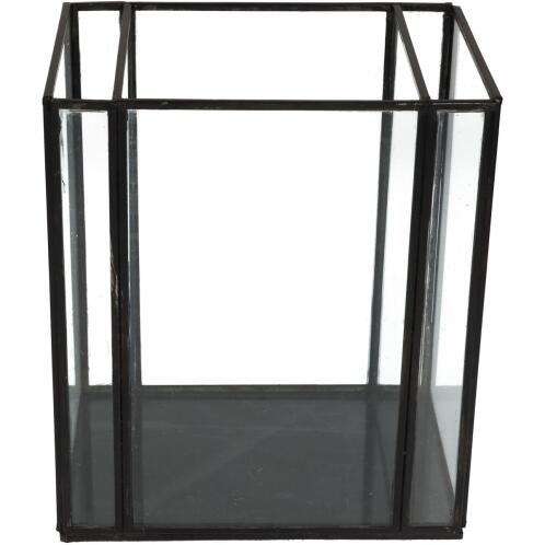 ArteLibre Κηροπήγιο Μέταλλο 18x13x21cm Μαύρο