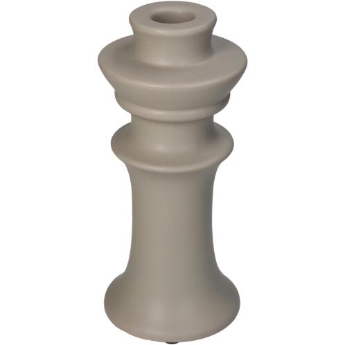 ArteLibre Κηροπήγιο Κεραμικό 8x8x18cm Μπεζ