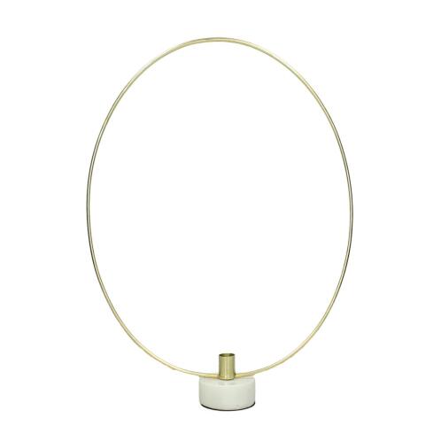 ArteLibre Κηροπήγιο Μέταλλο 38x8x40cm Χρυσό