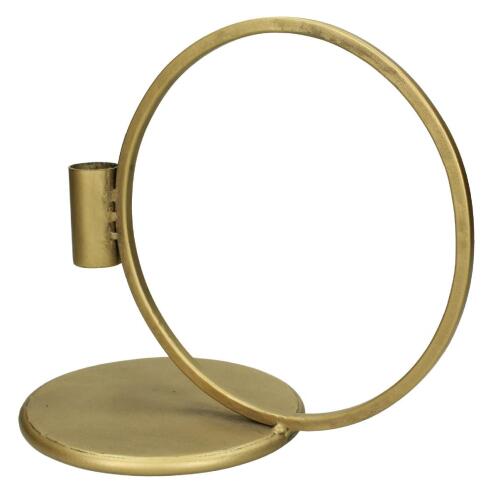 ArteLibre Κηροπήγιο Μέταλλο 21.5x14x18.5cm Χρυσό